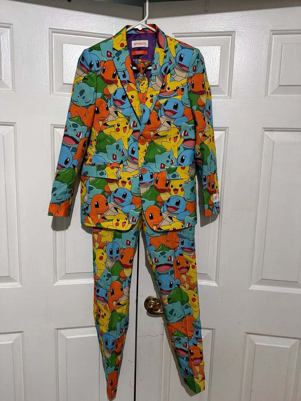 OppoSuits Pokemon Character Print Suit Set Size 14Y
